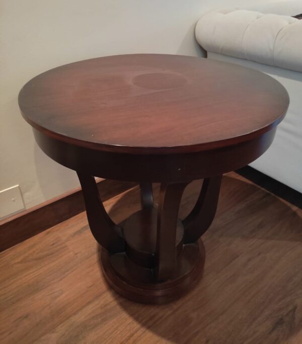 Sheesham Round Table-SoUnique.PK